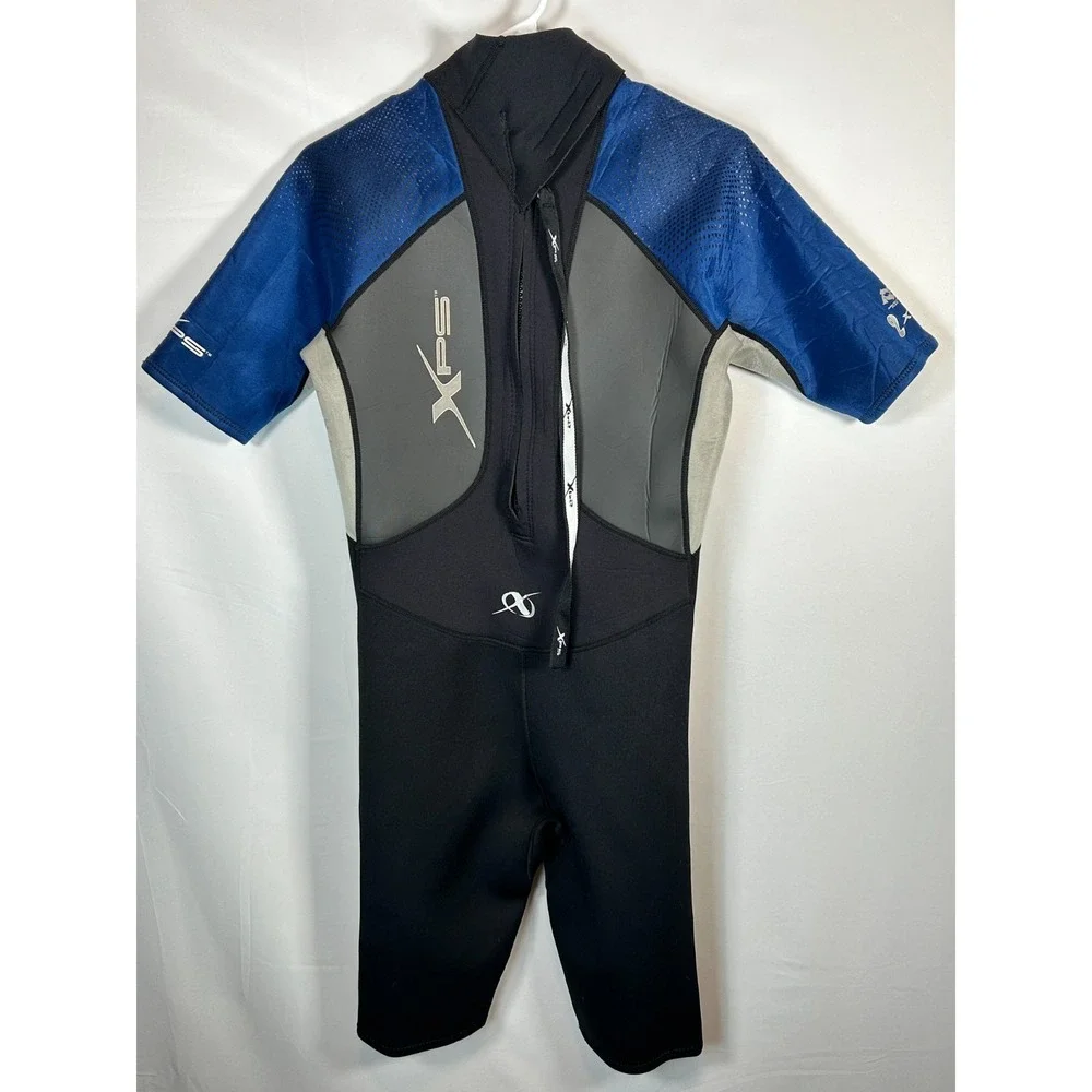 Wetsuit Neoprene Youth Size Large Zipper Short Sleeve Shorts Black Water Jet Ski